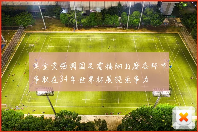 吴金贵强调国足需精细打磨各环节争取在34年世界杯展现竞争力